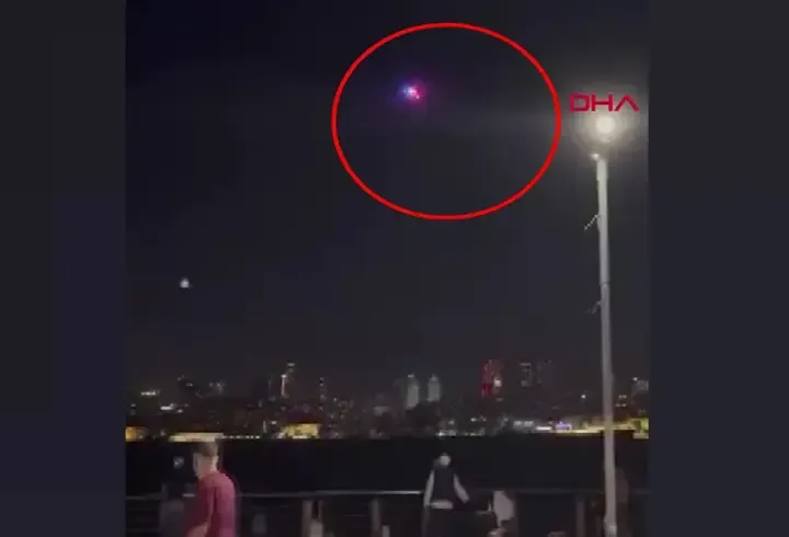 Üsküdar sahilde dronla alkol denetimi