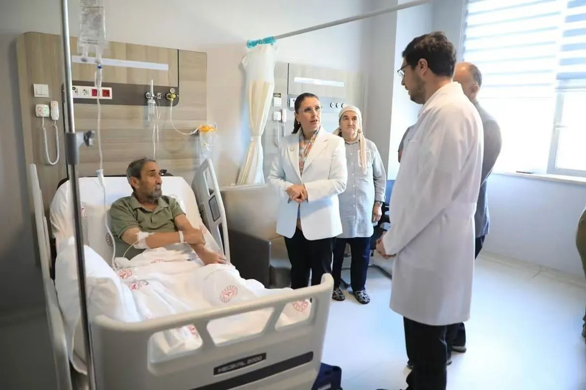 Vali Arslan'dan Kıbrıs Gazisi Ali Soyöz'e Geçmiş Olsun Ziyareti