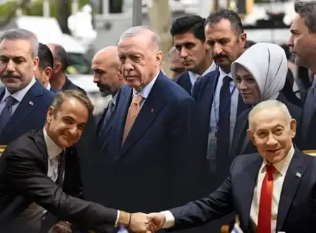 Yunanistan'da Netanyahu isyanı: Erdoğan ittifaklar kurarken biz vagon olduk