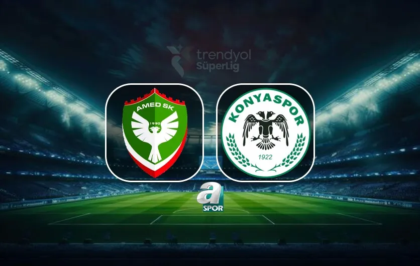 Amedspor-Tümosan Konyaspor | CANLI (Trendyol Süper Lig)