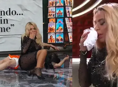 Canlı yayında feci kaza! İki yarışmacı kafa kafaya çarpıştı: 'Doktor çağırın'