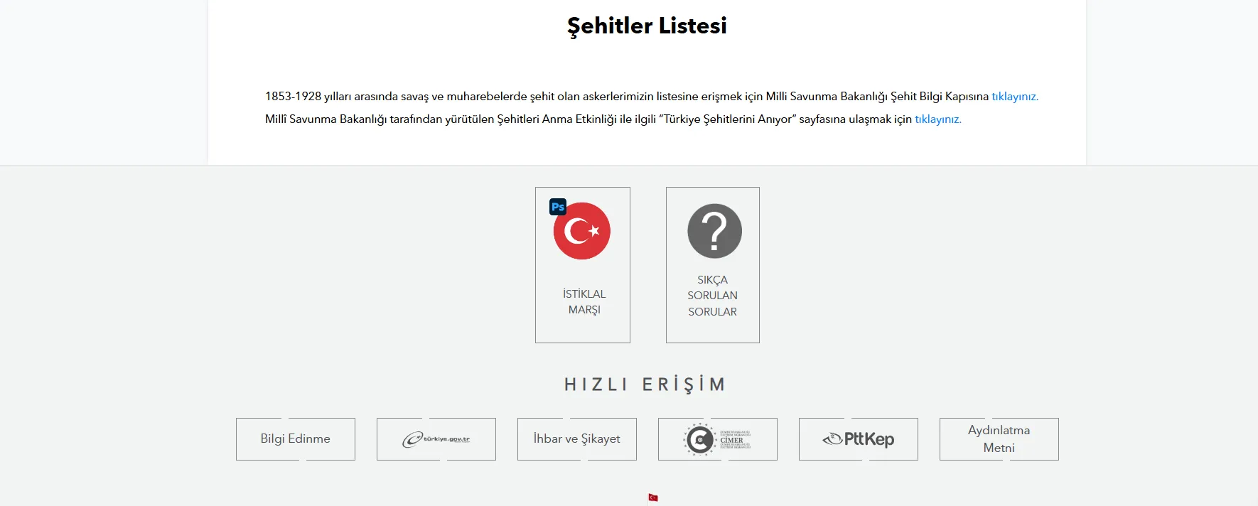 "Dedem nerede şehit oldu?": İşte MSB şehit bilgisi sorgulama ekranı