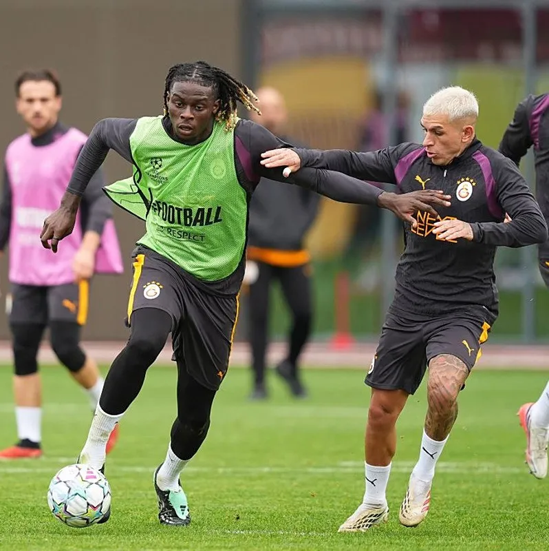 Galatasaray, Lille maçının hazırlıklarını sürdürdü