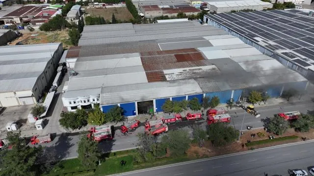 Gaziantep'te iplik fabrikasında çıkan yangın kontrol altına alındı