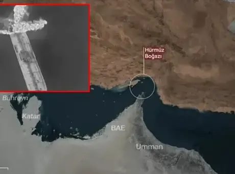 İran Devrim Muhafızları duyurdu! 'Hürmüz Boğazı’nda süper tanker mayına çarptı'