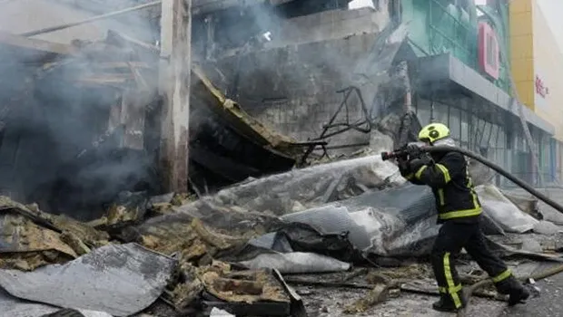 Kiev İHA'lara hedef oldu