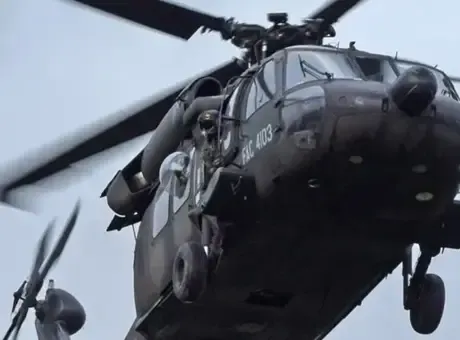 Kolombiya'da askeri helikopter düştü: 19 personel yaralandı