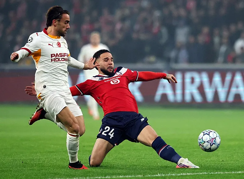 Lille-Galatasaray maçında goller peş peşe! Maçın gollerini izleyin