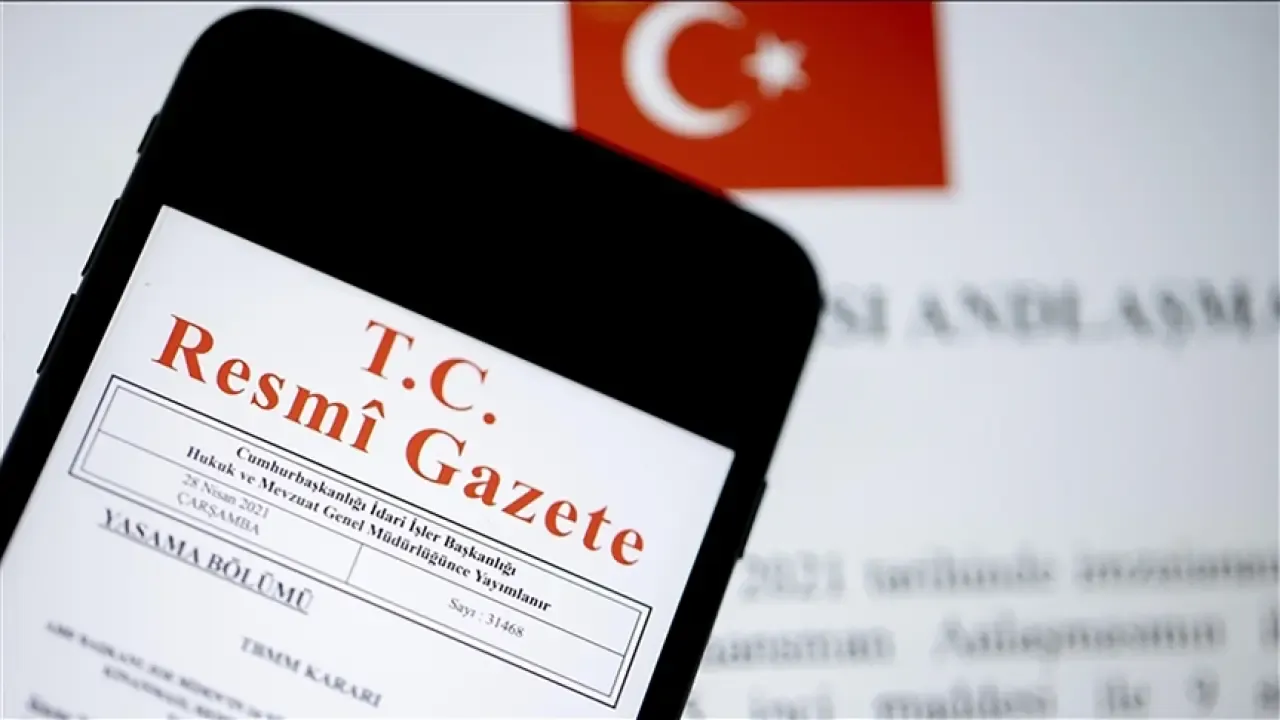 Resmi Gazete'de bugün (31.10.2026)