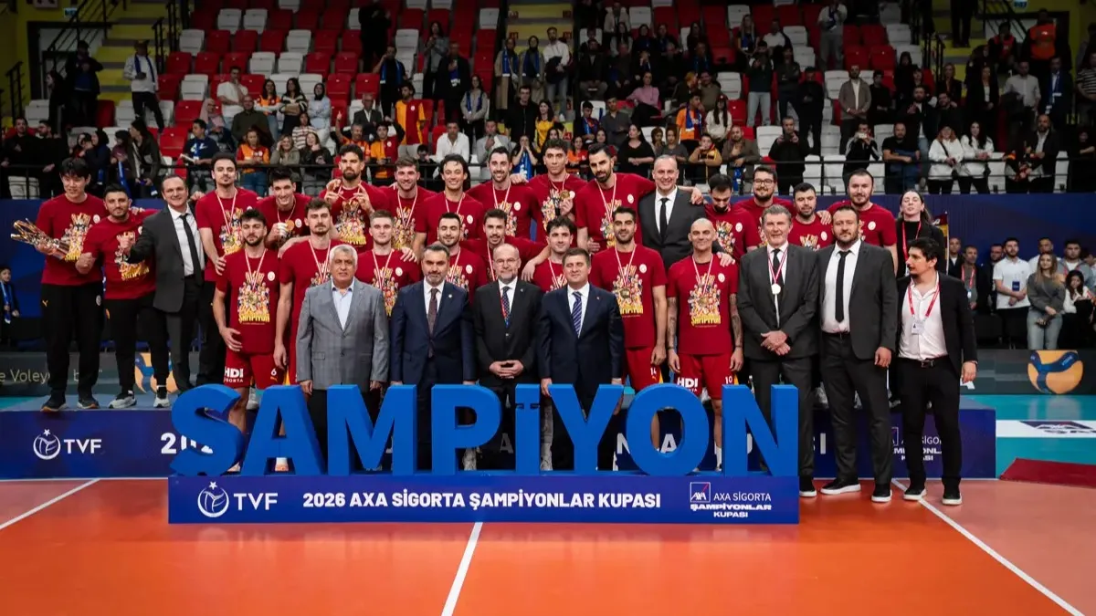 Şampiyonlar Kupası Şampiyonu, Ziraat Bankkart'ı 3-1 yenen Galatasaray