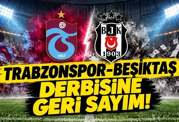 TRABZONSPOR-BEŞİKTAŞ DERBİSİ HANGİ KANALDA, NE ZAMAN, SAAT KAÇTA? TS-BJK Maçı şifresiz mi, nereden i
