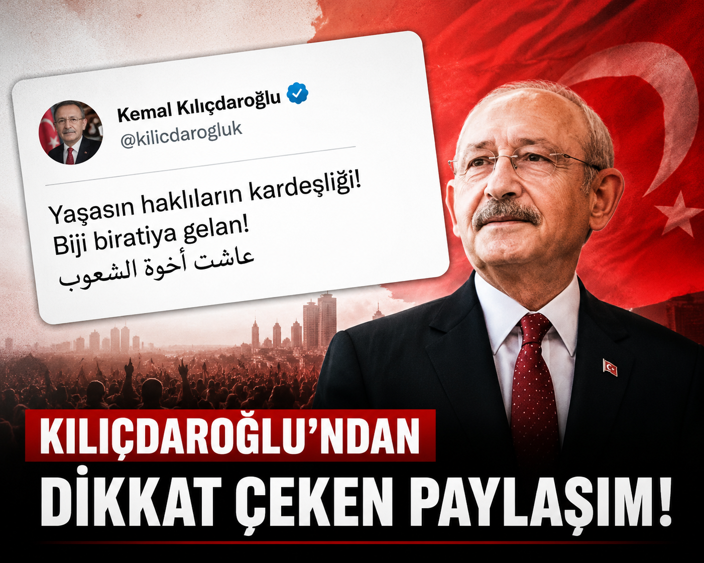 Kılıçdaroğlu'ndan YPG/SDG'nin fesih kararına ilişkin açıklama: “Memnuniyetle karşılıyorum”