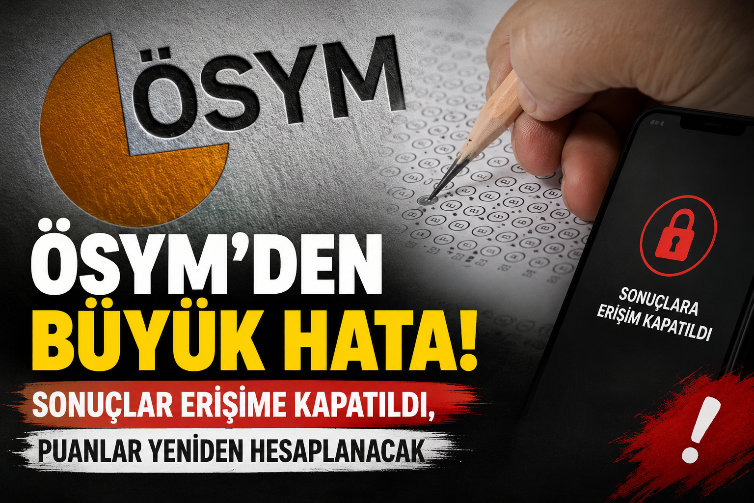 ÖSYM sonuçları geri çekti: 2026 AGS puanlarında hesaplama hatası ortaya çıktı
